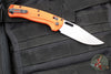 Benchmade Taggedout Axis Lock Folder- Orange Grivory Handle- Satin Finished Blade 15535