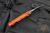 Benchmade Taggedout Axis Lock Folder- Orange Grivory Handle- Satin Finished Blade 15535