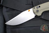 Benchmade Taggedout- OD Green G-10 Handle- Orange Backstrap And Thumbstud- Satin Finished Blade 15536