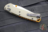 Benchmade Taggedout- OD Green G-10 Handle- Orange Backstrap And Thumbstud- Satin Finished Blade 15536