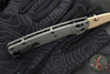 Benchmade Taggedout- Deep Olive Green Grivory Handle- Tan Cerakoted Elmax Steel Blade 15536TN-02