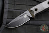 Benchmade MINI Bushcrafter Fixed Blade- Carbon Fiber Scale- Black Blade- Black Kydex Sheath Model 165BK