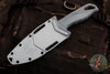 Benchmade 18040S Undercurrent- Fixed Blade- Depth Blue Polymer Handle- Magnacut Stonewash Serrated Blade 18040S