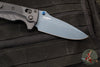 Benchmade 18060BT-01 Adira Axis Lock Folding Knife- Tempest Gray Polymer Handle- Magnacut Cerakoted Titanium Blue Finished Blade 18060BT-01