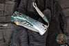 Benchmade 18065-ABEL1 Adira Axis Lock Folding Knife- MINI- Abel Collaborative Limited Edition- Special Abels Finished Aluminum Handle- Stonewash Magnacut Blade 18065-ABEL1