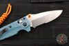 Benchmade 18065S Adira Axis Lock Folding Knife- MINI- Depth Blue Polymer Handle- Magnacut Stonewash Serrated Blade 18065S