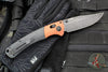 Benchmade Crooked River- Black Micarta Scale- Burnt Copper Finished Aluminum Bolster- Black Stonewash Blade 15080BK-04