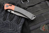 Benchmade Crooked River- Black Micarta Scale- Burnt Copper Finished Aluminum Bolster- Black Stonewash Blade 15080BK-04