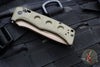 Benchmade Mini Adamas- OTS Auto- Axis Lock- OD Green G-10 with Tan Blade  2730FE-2