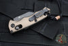 Benchmade Partial Immunity OTS Auto- Wharncliffe Edge- FDE Aluminum Handle- Black Plain Edge Blade- 2950BK-1