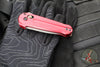 Benchmade Lowden- Axis Lock Flipper- Phoenix Red Aluminum Handle- Gray M390 Blade 491GY-01