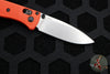 Benchmade Mini Bugout- Drop Point- Mesa Red Handle-Satin Blade 533-04