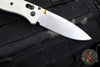 PREOWNED- Benchmade Bugout- Drop Point- Tan Handle- Stonewash Blade 535-12
