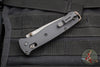 Benchmade Bailout- Tanto Edge- Black Aluminum Handle- Gray Plain Edge 537GY-03