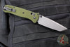 Benchmade Bailout Green Aluminum Body Gray Tanto Plain Edge 537GY-1