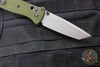 Benchmade Bailout Green Aluminum Body Gray Tanto Plain Edge 537GY-1