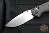 Benchmade Freek- Carbon Fiber Handle- Satin Plain edge Blade- Red Backspacer 560-03