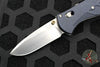 Benchmade Mini Barrage Axis-Assisted Single Edge - Blue Canyon Richlite Handle- Satin Plain Edge 585-03
