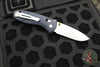Benchmade Mini Barrage Axis-Assisted Single Edge - Blue Canyon Richlite Handle- Satin Plain Edge 585-03