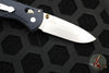 Benchmade Mini Barrage Axis-Assisted Single Edge - Blue Canyon Richlite Handle- Satin Plain Edge 585-03