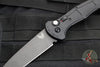 Benchmade Claymore OTS Auto Knife- Tanto Edge- Black Body- Grey Plain Edge Blade 9071BK