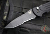 Benchmade Auto Stryker- Tanto Edge- Black Handle- Black Part Serrated Blade 9101SBK
