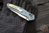 Benchmade Osbourne Axis Lock Folder- Reverse Tanto- Blue Denim Micarta Handle- Stonewash Blade 940-04