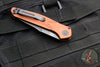 Benchmade Osbourne- AUTO OTS- Reverse Tanto- Burnt Copper Aluminum Handle- Black Stonewashed Plain Edge Blade 9400BK-03