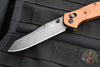 Benchmade Osbourne- Folder- Reverse Tanto- Burnt Copper Finished Aluminum Handle- Black Stonewash Finished Magnacut Blade- 940BK-03