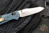 Benchmade Mini Osbourne- Reverse Tanto- Blue Denim Micarta Handle- Stonewash M390 Blade 945-04