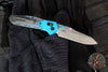 Benchmade Gold Class- Mini Osbourne- Reverse Tanto- Artic Storm Fat Carbon Fiber Scale- Damasteel Blade SN2657