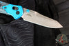 Benchmade Gold Class- Mini Osbourne- Reverse Tanto- Artic Storm Fat Carbon Fiber Scale- Damasteel Blade SN2657