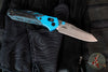 Benchmade Gold Class- Mini Osbourne- Reverse Tanto- Artic Storm Fat Carbon Fiber Scale- Damasteel Blade SN2838