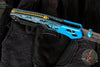 Benchmade Gold Class- Mini Osbourne- Reverse Tanto- Artic Storm Fat Carbon Fiber Scale- Damasteel Blade SN2838