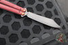 Benchmade Necron Butterfly Balisong- Ruby Red G-10 Handles- Black DLC Scimitar Edge 99BK-1