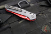 Benchmade Mini Osbourne- Reverse Tanto- Gray G-10 Handle Scale With Red Liner- Red S90V Blade 945RD-2401