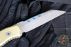 Blackside Customs Americana- Covert- Reverse Tanto Edge- Beskar Blade Finish- Brass Scales BSC-AMCO-BESKAR-BRASS