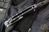 Blackside Customs Bad Idea- OTS Auto Knife- Black Textured Handle- Magnacut Foil Camo Finished Blade BSC-BA-BLKA-FOIL
