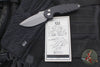 Blackside Customs Bad Idea- OTS Auto Knife- Black Textured Handle- Magnacut Matte Stonewash Blade BSC-BA-BLKA-SW