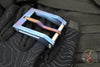 Blackside Customs Modular Belt Buckle - Titanium- Flamed "C"