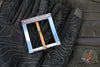 Blackside Customs Modular Belt Buckle - Titanium- Flamed "C"
