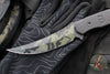 Blackside Customs Cat 5 Fixed Blade- Persian- Multicam Black Blade Finish- Black G-10 Scales BSC-PER-BLKCAMO-BLKG10