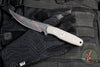 Blackside Customs Cat 5 Fixed Blade- Persian- MOC Blade Finish- Titanium Scales BSC-PER-MOC-TI