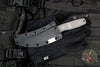 Blackside Customs Cat 5 Fixed Blade- Persian- MOC Blade Finish- Titanium Scales BSC-PER-MOC-TI