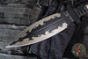 Blackside Customs Fairgate Smachet- Double Edge - Bastinelli Wrapped Handle With Starlingear Silver Menuki- Sumi Finished PSB27 Blade BSC-FAIR-BASTSTAR-SUMI