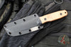 Blackside Customs Kimura Fixed Blade - Beskar Blade Finish- Copper Scales BSC-K1-BESKAR-CU