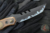 Blackside Customs Kimura Fixed Blade -One Off- Sumi Finish- Custom Copper Starlingear Gunner Scales BSC-K1-STAR1-SUMI