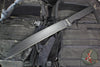 Blackside Customs Kyoto Drifter Fixed Blade Wharncliffe Wakizashi- Black Blade Finish- Black G-10 Scales- Black HW BSC-KD-BLK-BLKG10