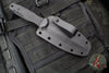 Blackside Customs Phase 7 SDM- Double Edge Dagger - Black Contoured Handle Scales- Black Finished Blade BSC-P7SDM-BLKAL-BLK