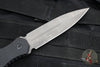 Blackside Customs Phase 7 SDM- Double Edge Dagger - Black G-10 Handle Scales- Wasteland Finished Blade BSC-P7SDM-BLK-WASTE